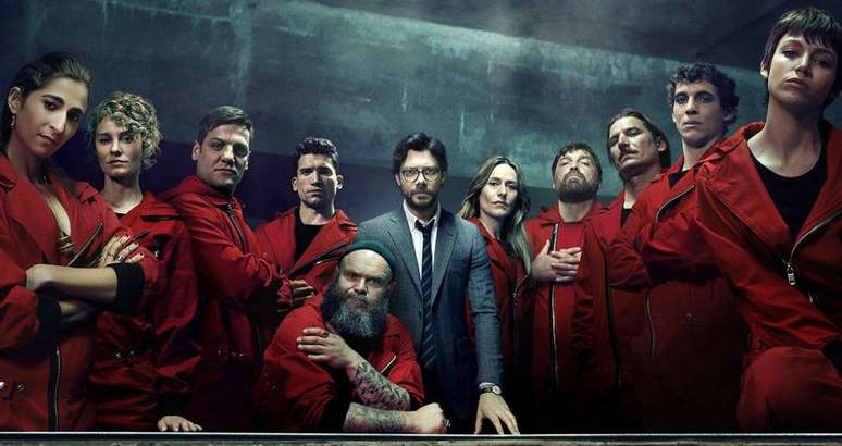 Poster da 3ª temporada de La Casa de Papel, que estreou em agosto deste ano