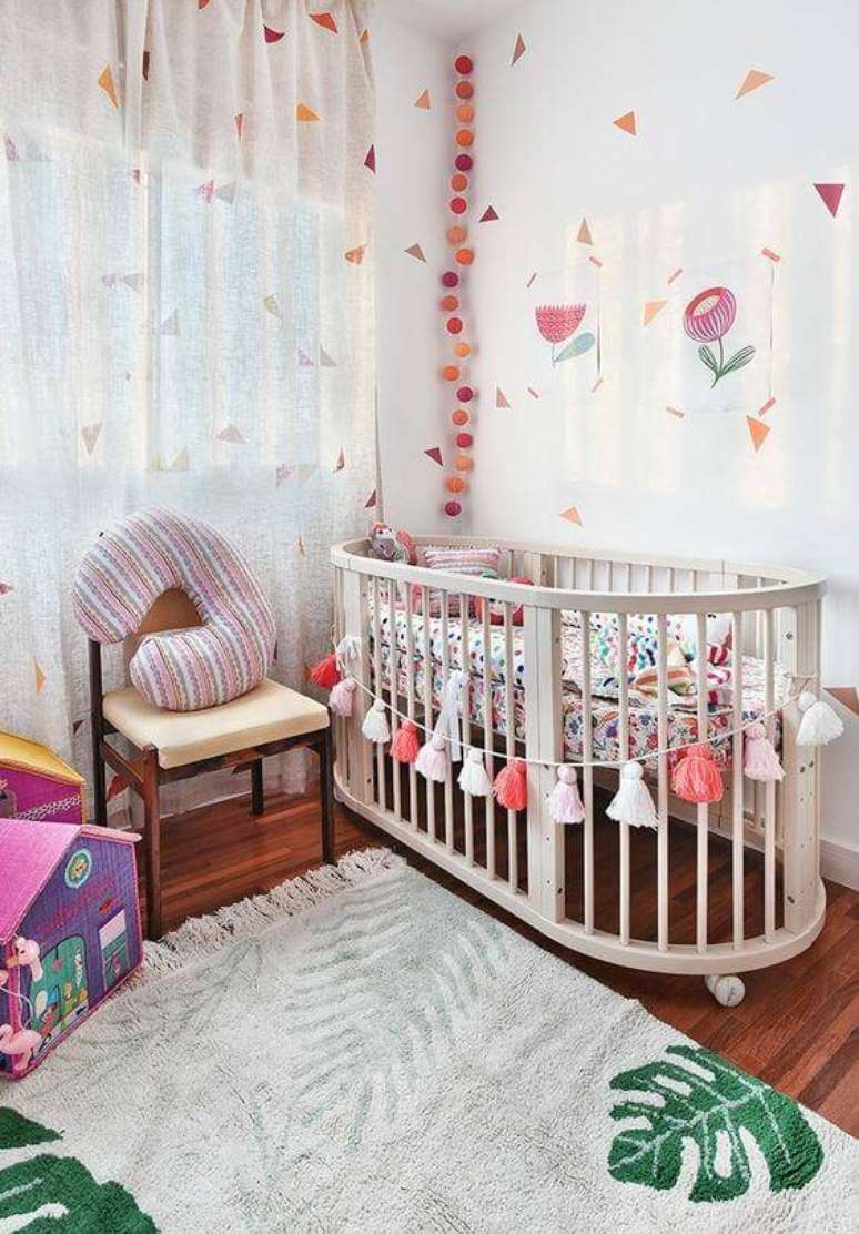 28. Temas para quarto de beb&ecirc; com tem&aacute;tica tropical &ndash; Por: Ideais D&eacute;cor