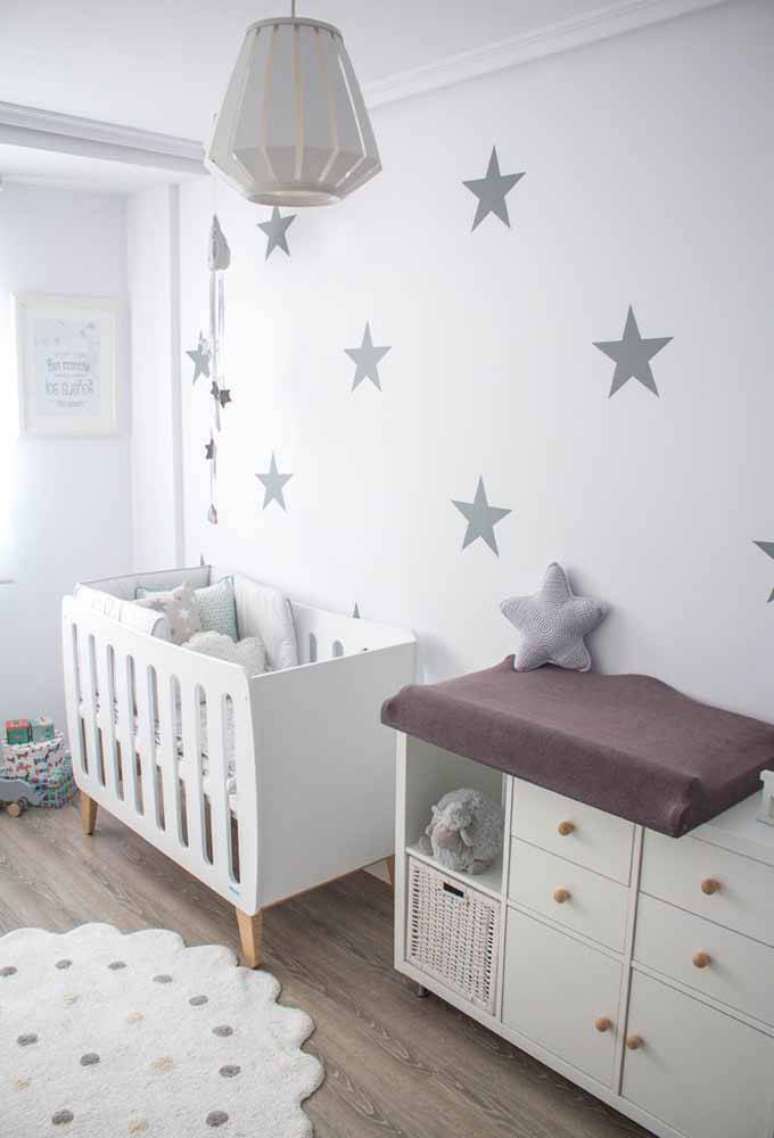 6. Temas para quarto de bebê com estrelas no céu – Por: Ideias Decor