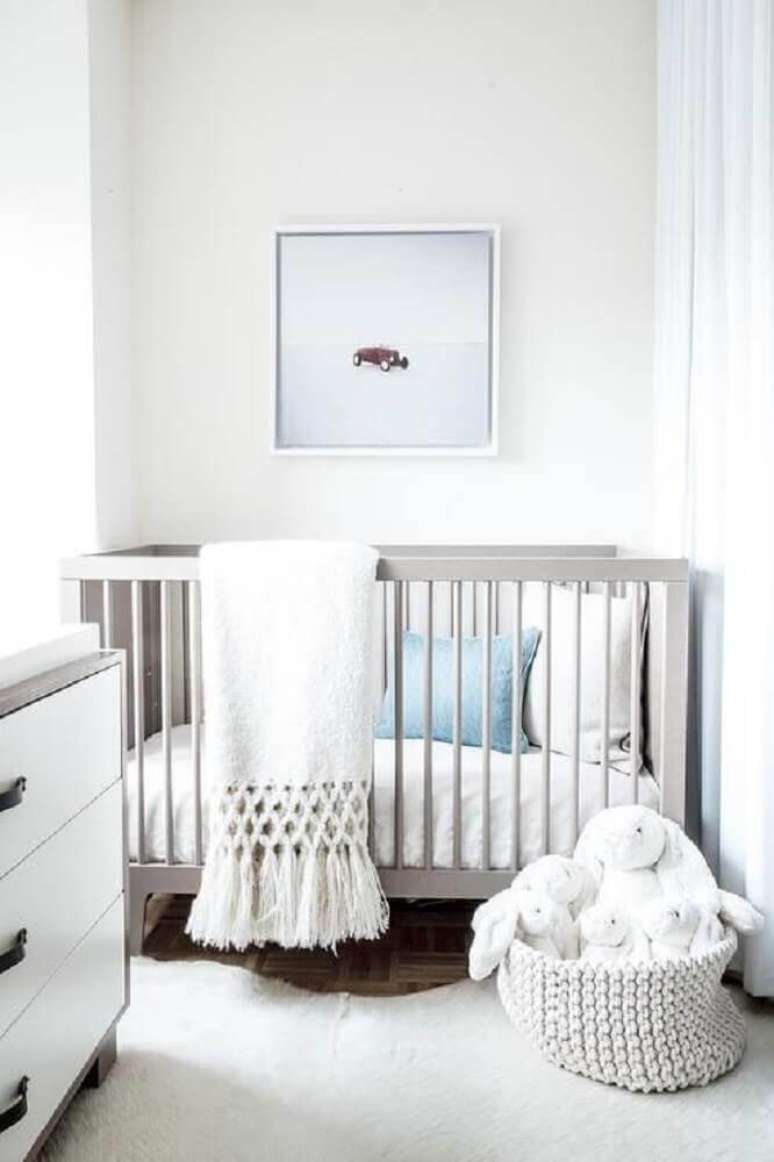 37. Temas para quarto de beb&ecirc; masculino com decora&ccedil;&atilde;o neutra &ndash; Por: Pinterest