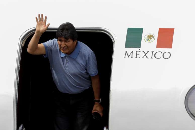 Evo Morales  chega à Cidade do México
12/11/2019 REUTERS/Luis Cortes