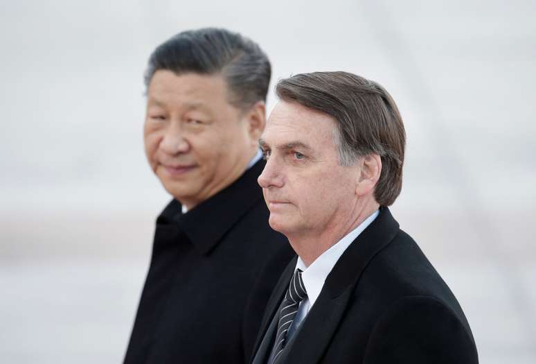 Presidentes Xi Jinping e Jair Bolsonaro se reúnem em Pequim
25/10/2019
REUTERS/Jason Lee