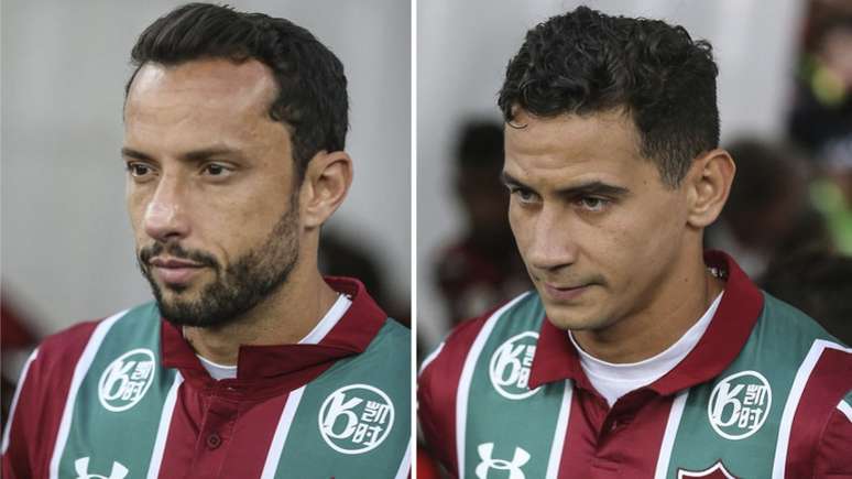 Nenê e Ganso não jogam juntos desde o primeiro tempo da derrota para o Ceará (Foto: Lucas Merçon/Fluminense)