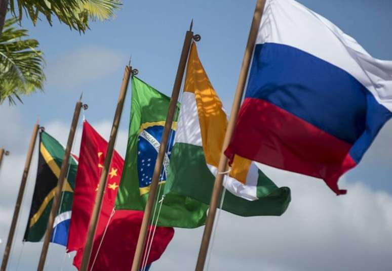 Bandeiras dos BRICS 