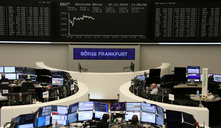 O índice DAX, da Bolsa de Frankfurt. 07/11/2019. REUTERS/Staff