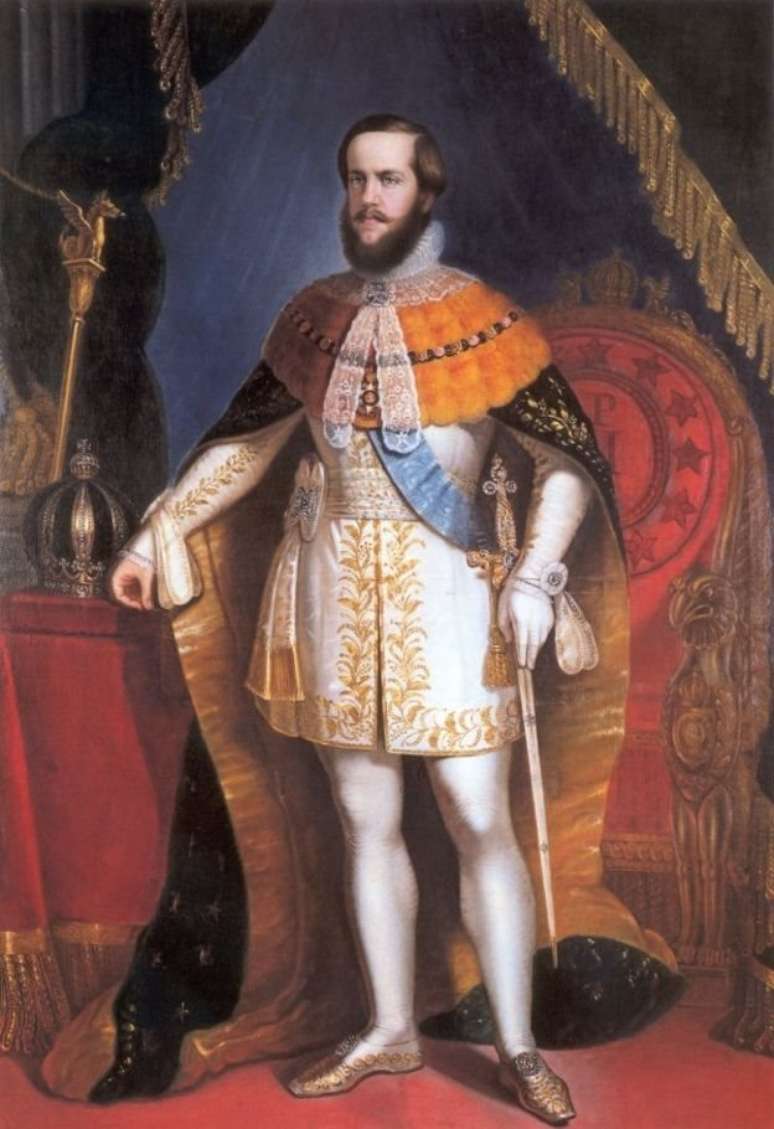 Retrato de Dom Pedro 2&ordm; quando jovem