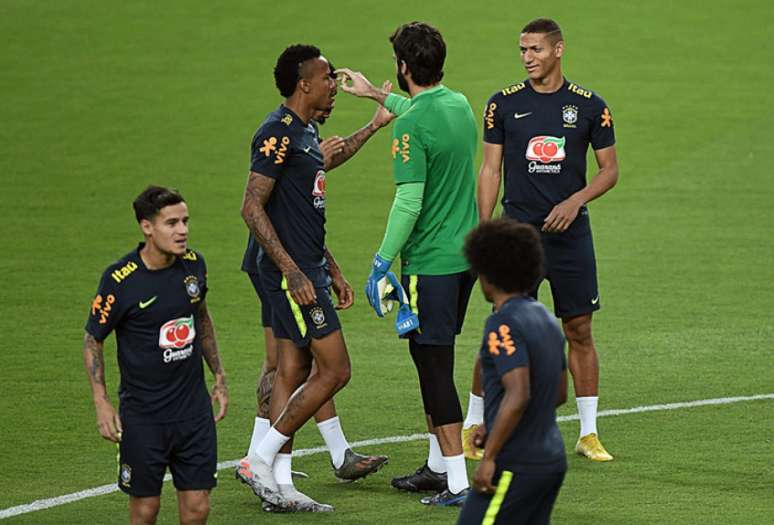 Brasil fez treino fechado nesta quinta-feira (Foto: Pedro Martins / MoWA Press)
