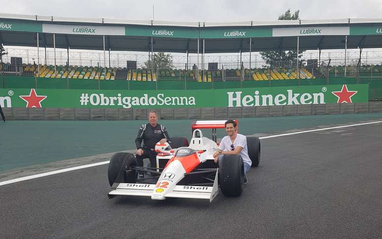 Martin Brundle e Bruno Senna – Foto: Luiz Felipe Chaguri