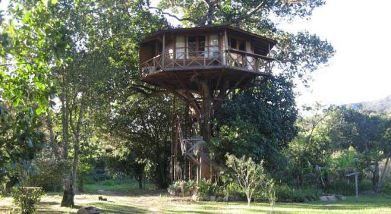 9. Casas de madeira na árvore na Chapada Diamantina – BA