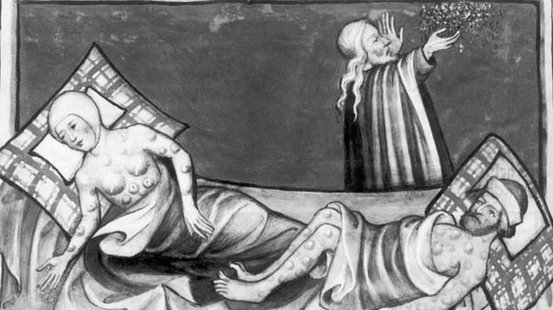 O surto de peste bubônica na Idade Média foi um dos mais mortais da história da humanidade