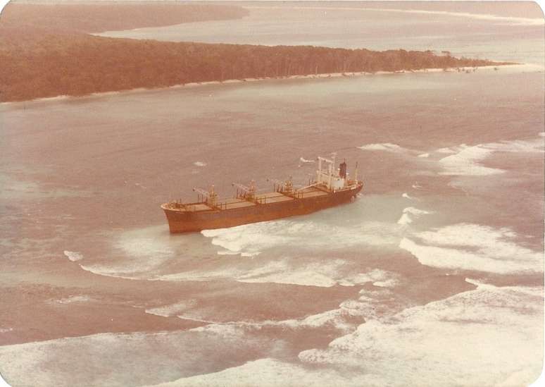 Registro do Primrose feito a partir do helic&oacute;ptero usado pela equipe de resgate