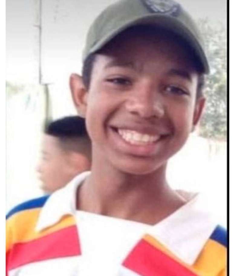 O adolescente Lucas Eduardo Martins dos Santos