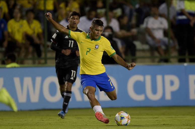 Gabriel Veron foi um dos destaques do Brasil no Mundial sub-17 (Foto: Alexandre Loureiro/CBF)