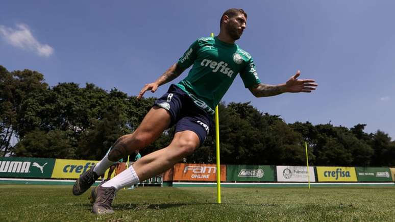 Zé Rafael jogará na Fonte Nova pela primeira vez após trocar o Bahia pelo Palmeiras (Agência Palmeiras/Divulgação)