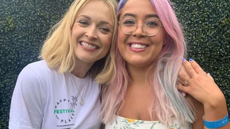 Apresentadora de TV e rádio inglesa Fearne Cotton entrevistou Megan e disse que a conversa mudou a forma como ela se sente em relação a seu corpo