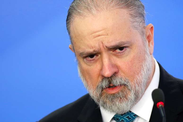 Procurador-geral da República, Augusto Aras, durante cerimônia no Palácio do Planalto
26/09/2019 REUTERS/Adriano Machado