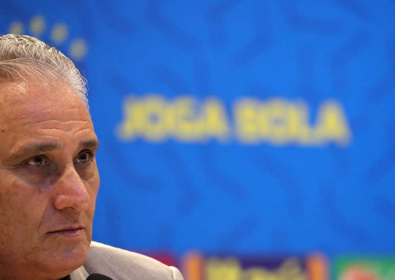 Tite durante entrevista coletiva no Rio de Janeiro
20/09/2019 REUTERS/Sergio Moraes