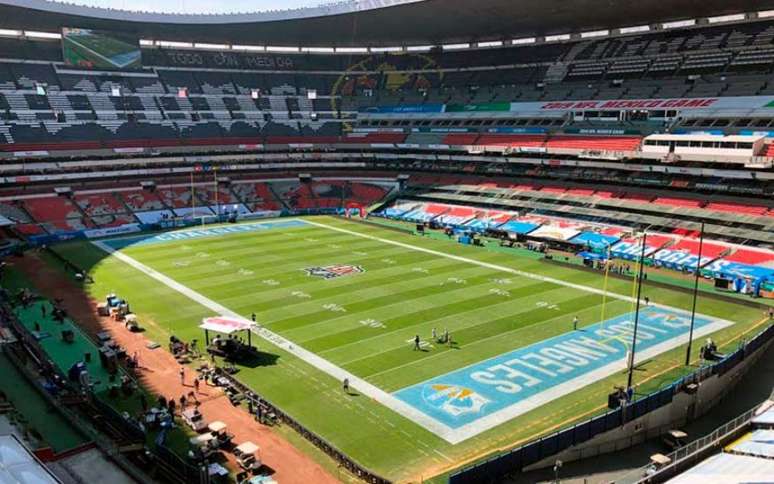 Estádio Azteca será palco de partida da NFL entre Kansas City Chiefs e Los Angeles Chargers (Foto: Divulgação)