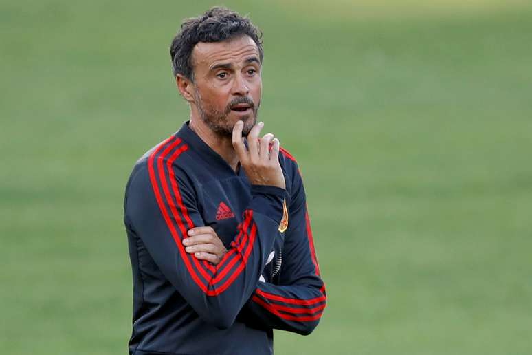 Técnico Luis Enrique, que voltou ao comando da seleção da Espanha
14/10/2018
Action Images via Reuters/Carl Recine