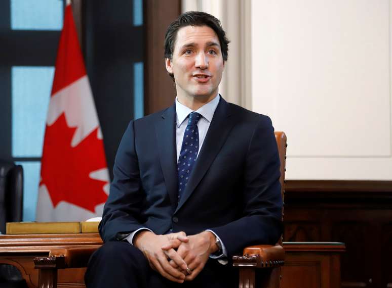 Priimeiro-ministro do Cananá, Justin Trudeau, fala durante reunião política em Ottawa
12/11/2019
REUTERS/Patrick Doyle