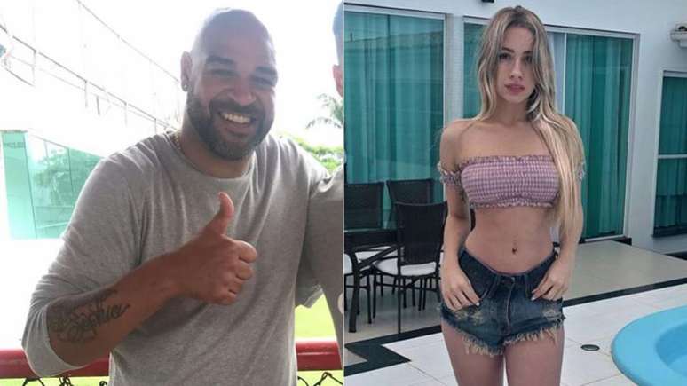 Adriano e Victoria foram fotografados juntos na casa da família do Imperador (Reprodução/Instagram)