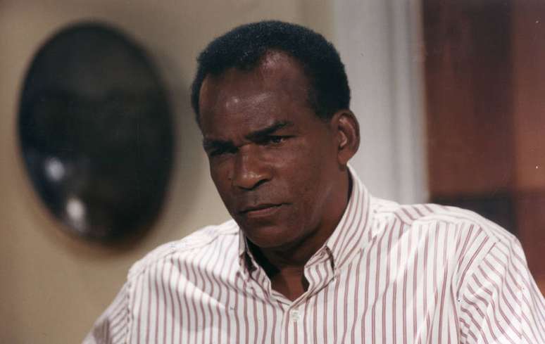 Antonio Pitanga (Cleber) em cena da novela 'A Pr&oacute;xima V&iacute;tima' &nbsp;