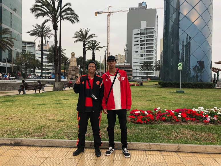 Alexandre Calmon e Jorge Diogo já estão no Peru para a partida entre Flamengo e River Plate, no sábado (23).  