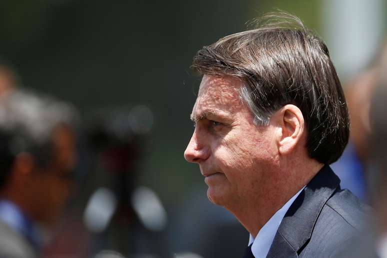 Bolsonaro participa de reuni&atilde;o no Minist&eacute;rio da Defesa, em Bras&iacute;lia
04/11/2019
REUTERS/Adriano Machado