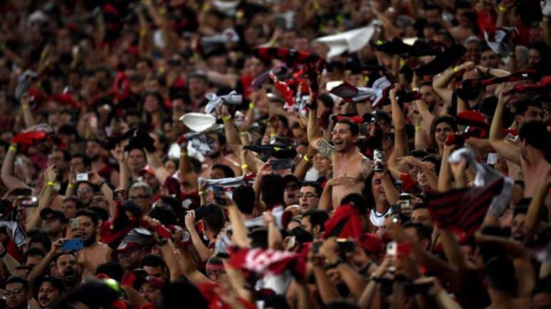 Torcida do Flamengo poderá ser premiada (Foto: Divulgação/Conmebol)