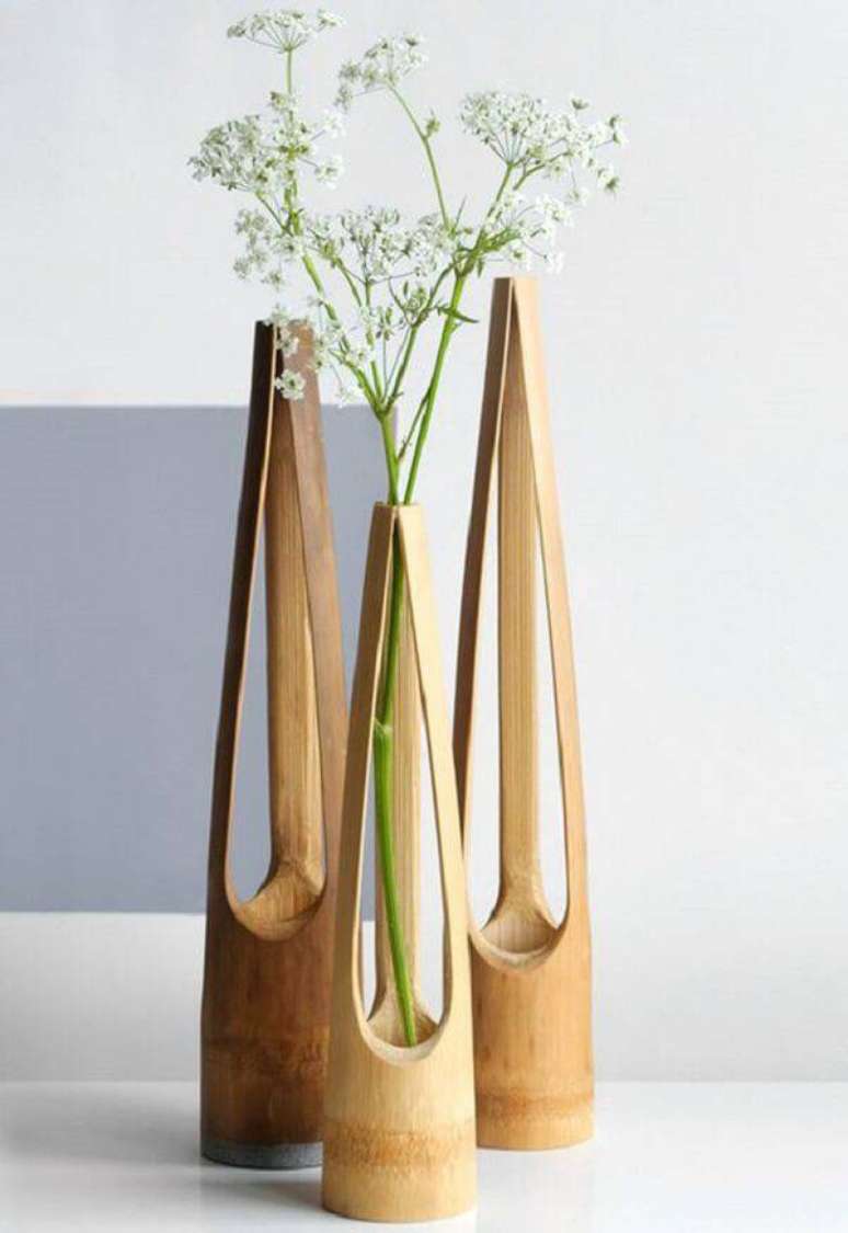 61. Crie peças delicadas por meio do artesanato com bambu. Fonte: Pinterest