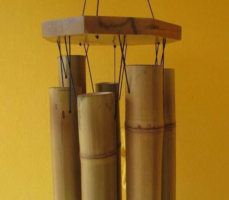 9. Artesanato bambu como fazer um sino de vento. Fonte: Mercado Livre