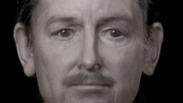 Reconstrução facial do homem que foi morto em 1991