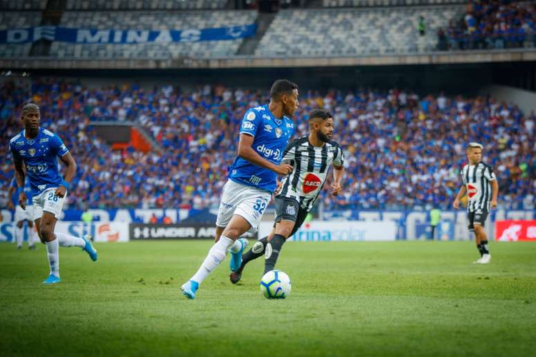 Cruzeiro venceu o Santos no primeiro turno (Foto: Vinnicius Silva/CEC)