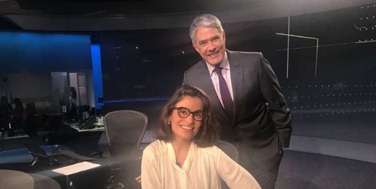 William Bonner e Renata Vasconcellos, âncoras do Jornal Nacional, um dos produtos de maior audiência e faturamento da Globo