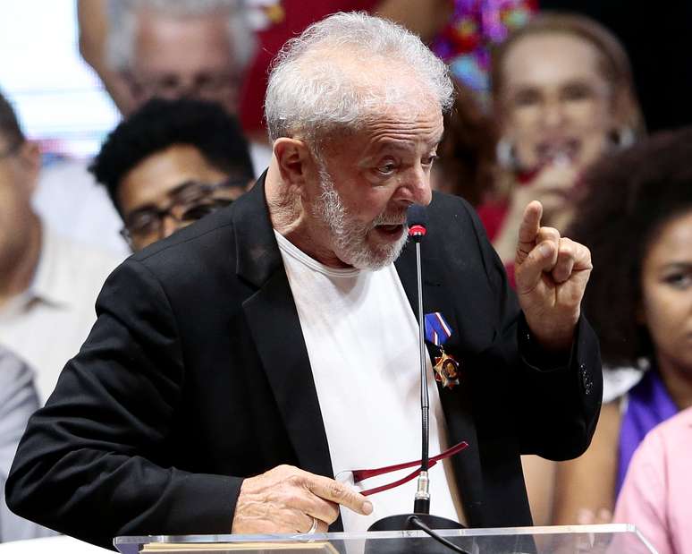  O ex-presidente da República Luiz Inácio Lula da Silva participa da abertura do 7º Congresso Nacional do Partido dos Trabalhadores (PT)