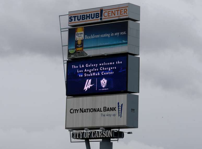 Logo do StubHub em placa em Los Angeles, Calif&oacute;rnia (EUA) 
12/01/2017
REUTER/Mike Blake