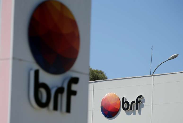 Logo da BRF na sede da empresa em Curitiba (PR) 
01/10/2019
REUTERS/Rodolfo Buhrer