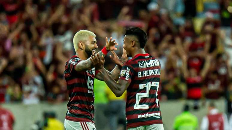 Bruno Henrique e Gabigol se destacam no ataque em 2019 (Foto: Marcelo Cortes / Flamengo)