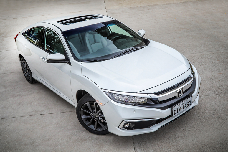 Honda Civic: quarto colocado, com leve alta em 2019.