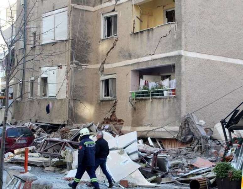 Efeitos de terremoto na Albânia