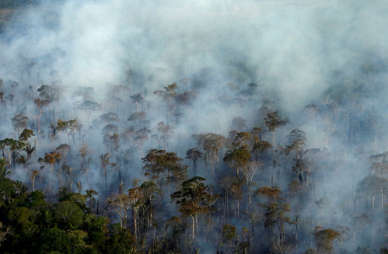 Fumaça de incêndio na floresta amazônica
10/09/2019
REUTERS/Bruno Kelly