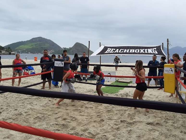 BeachBoxing kids foi uma das grandes atrações do evento realizado em Niterói (Foto: Divulgação)