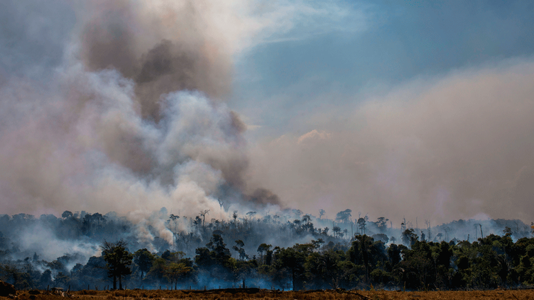 Número de incêndios registrados no Brasil aumentou significativamente em 2019