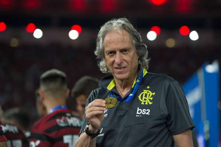 Jorge Jesus tem contrato com o Flamengo até maio de 2020 (Foto: Alexandre Vidal/Flamengo)