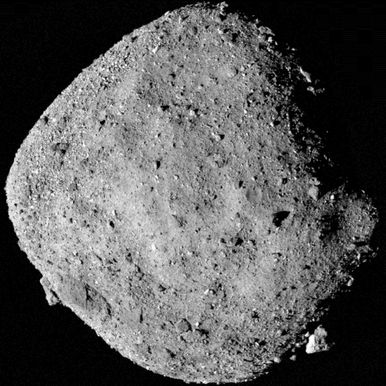 Os cientistas esperam analisar amostras do asteroide Bennu no futuro