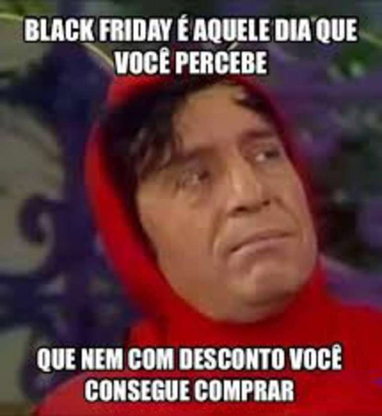 Chapolin Colorado, personagem de Roberto Bolaños, ganha destaque nos memes da Black Friday.