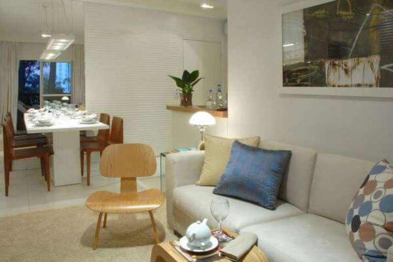 53. Cores neutras na decora&ccedil;&atilde;o da sala de estar &ndash; Projeto: Teresinha Nigri