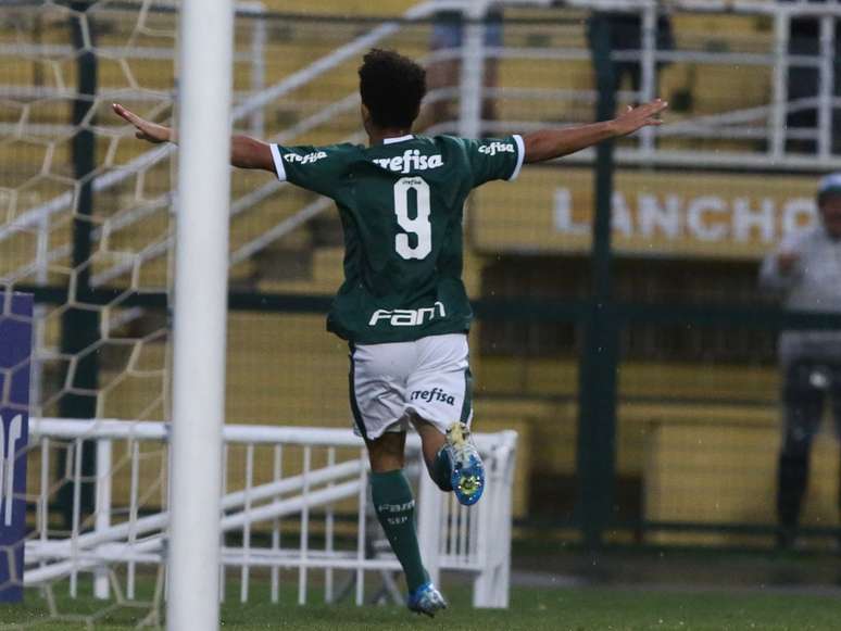 Gabriel Silva marcou o gol do Palmeiras.