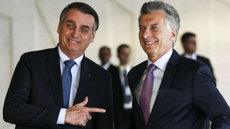Macri esteve com Bolsonaro em Brasília e convidou-o a visitar Buenos Aires