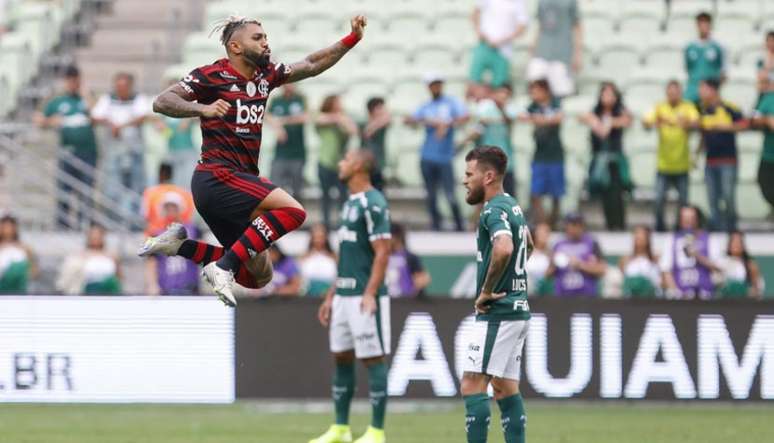 O Flamengo de Gabigol expôs, de novo, que o Palmeiras pouco acertou (Ricardo Moreira/Fotoarena/Lancepress!)